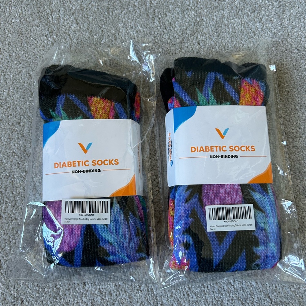 🔥🆕🔥 Viasox Diabetic EasyStretch Socks